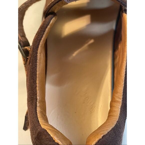 Dr. Comfort Fisherman Sandals Brown Padded Collar Hook Loop Leather Men’s 12 M main image 13